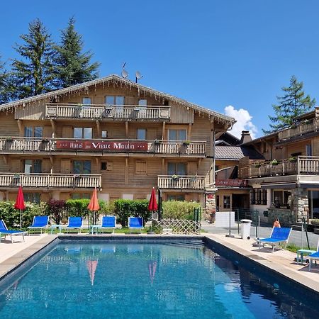 Au Vieux Moulin Hotel Megève Buitenkant foto