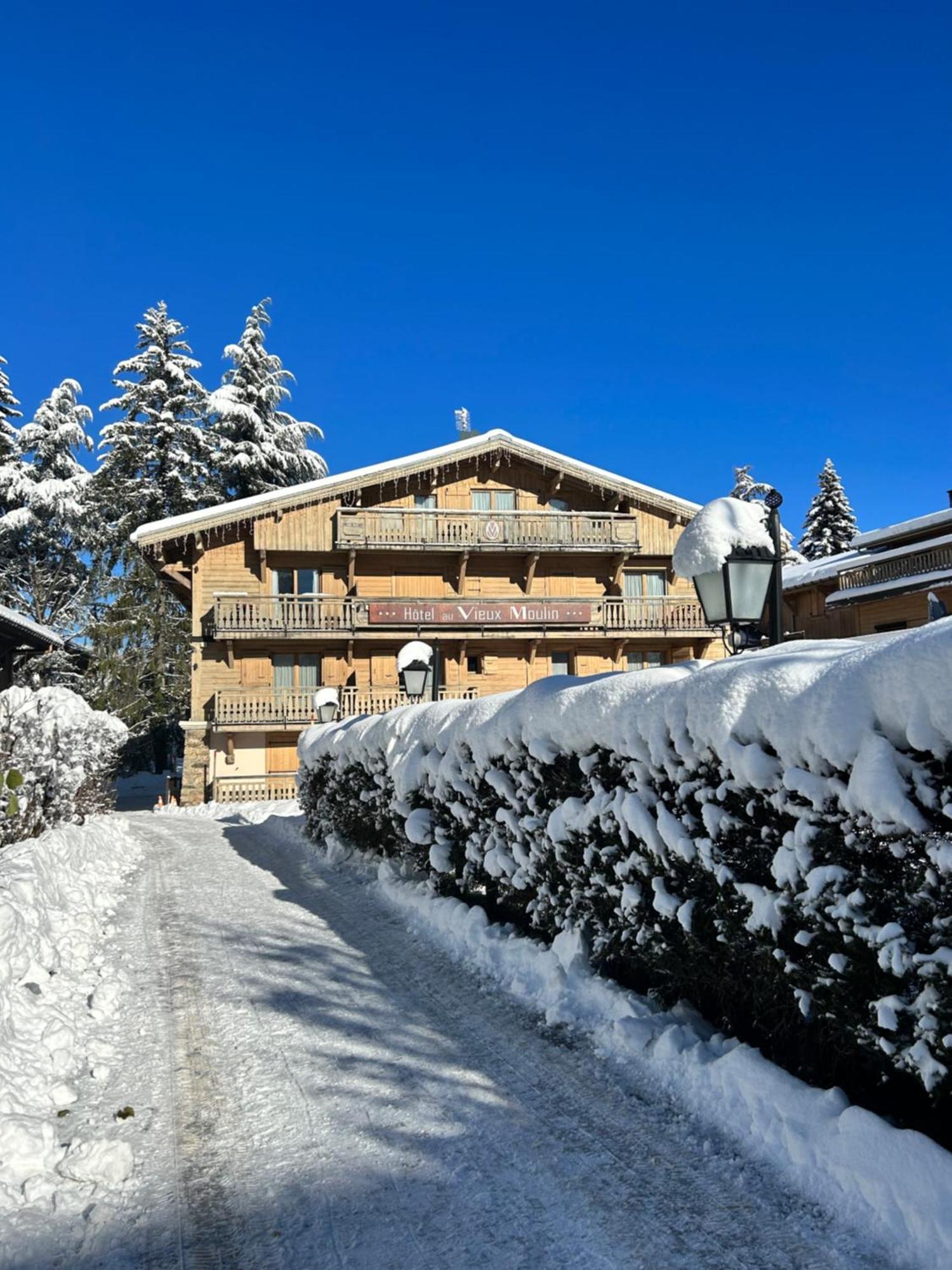 Au Vieux Moulin Hotel Megève Buitenkant foto