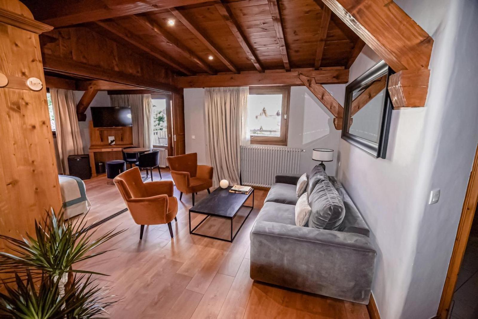 Au Vieux Moulin Hotel Megève Buitenkant foto
