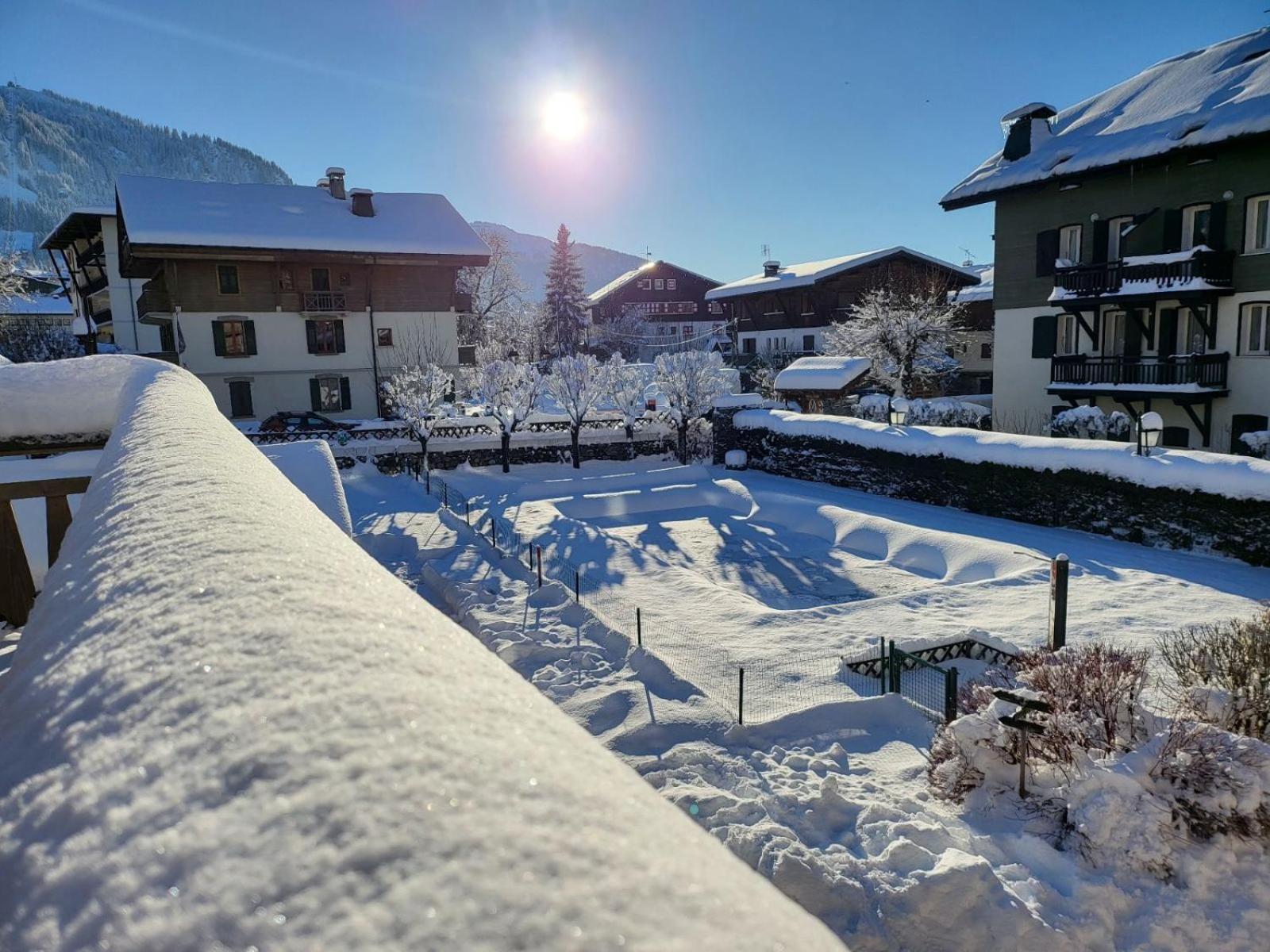 Au Vieux Moulin Hotel Megève Buitenkant foto