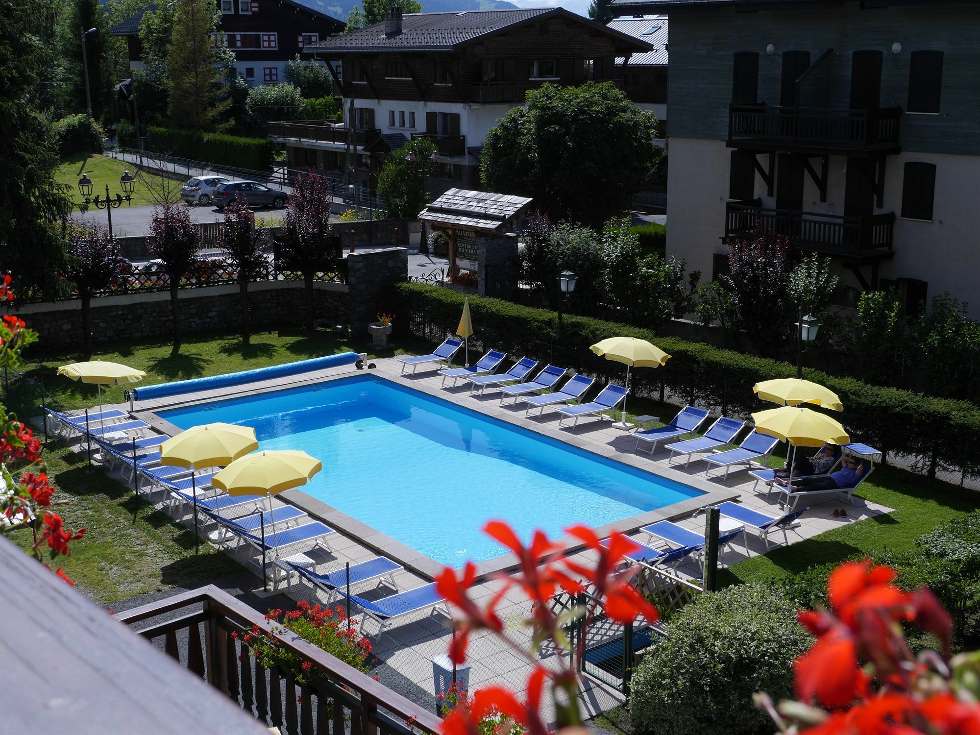Au Vieux Moulin Hotel Megève Buitenkant foto